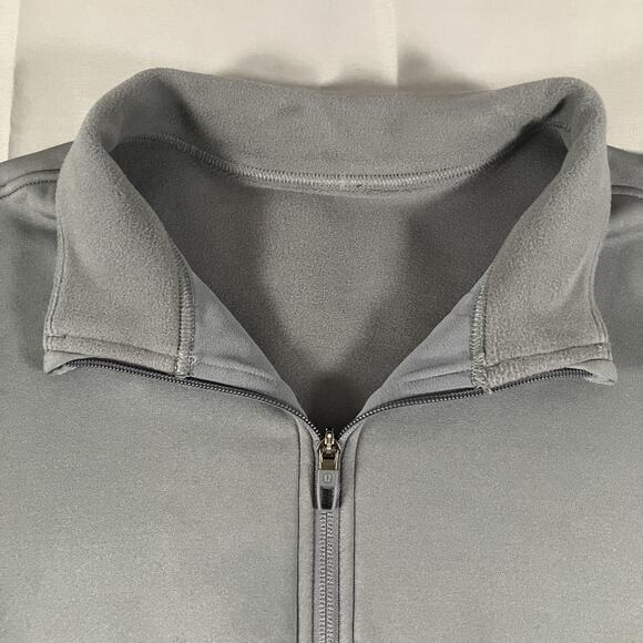 Lululemon Jacket Mens Extra Large Gray Full Zip Fleece Lined Pockets Athletic - Picture 3 of 11